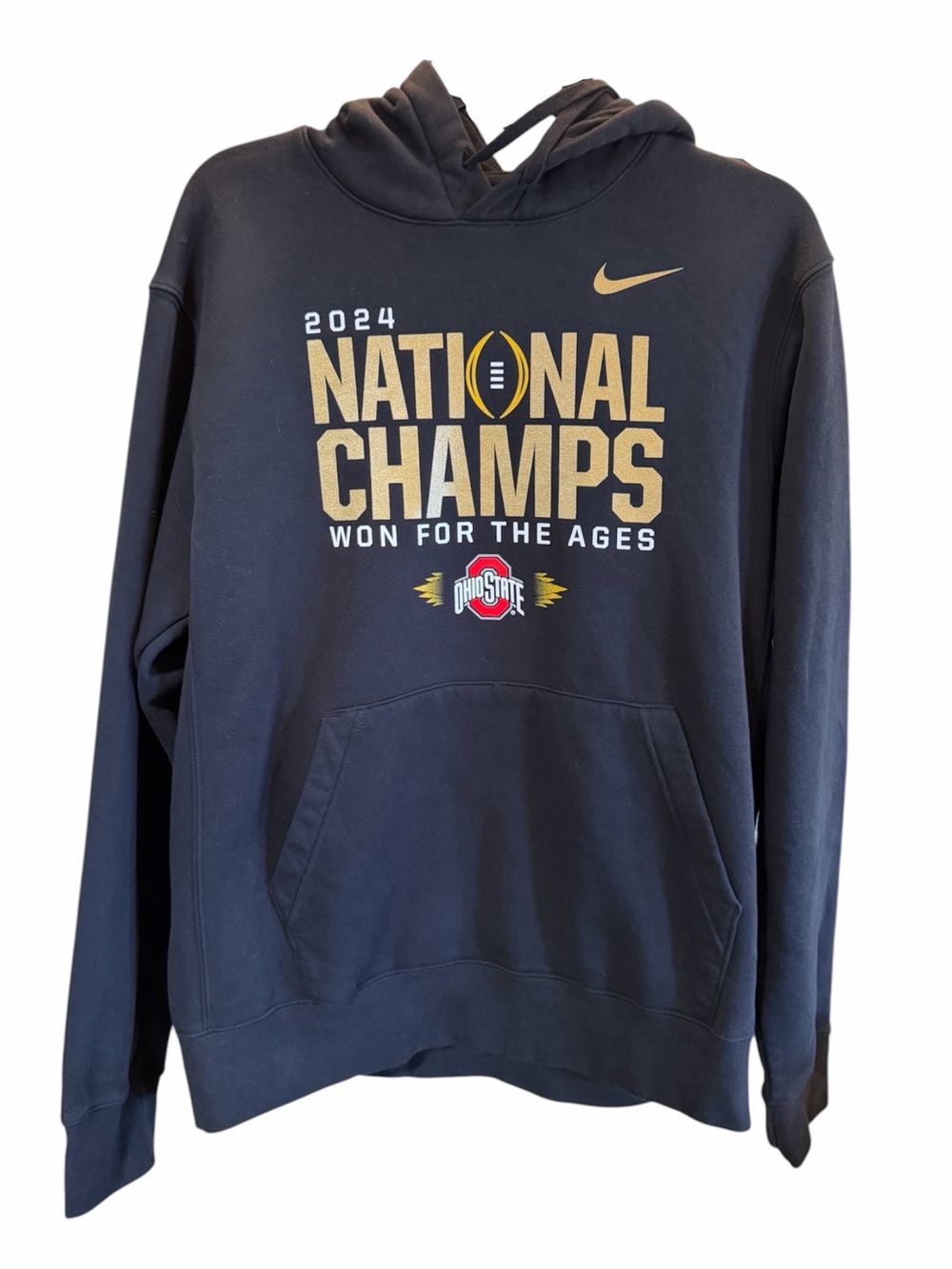 NIKE Ohio State 2024 National Champs Hoodie - Men’s Medium